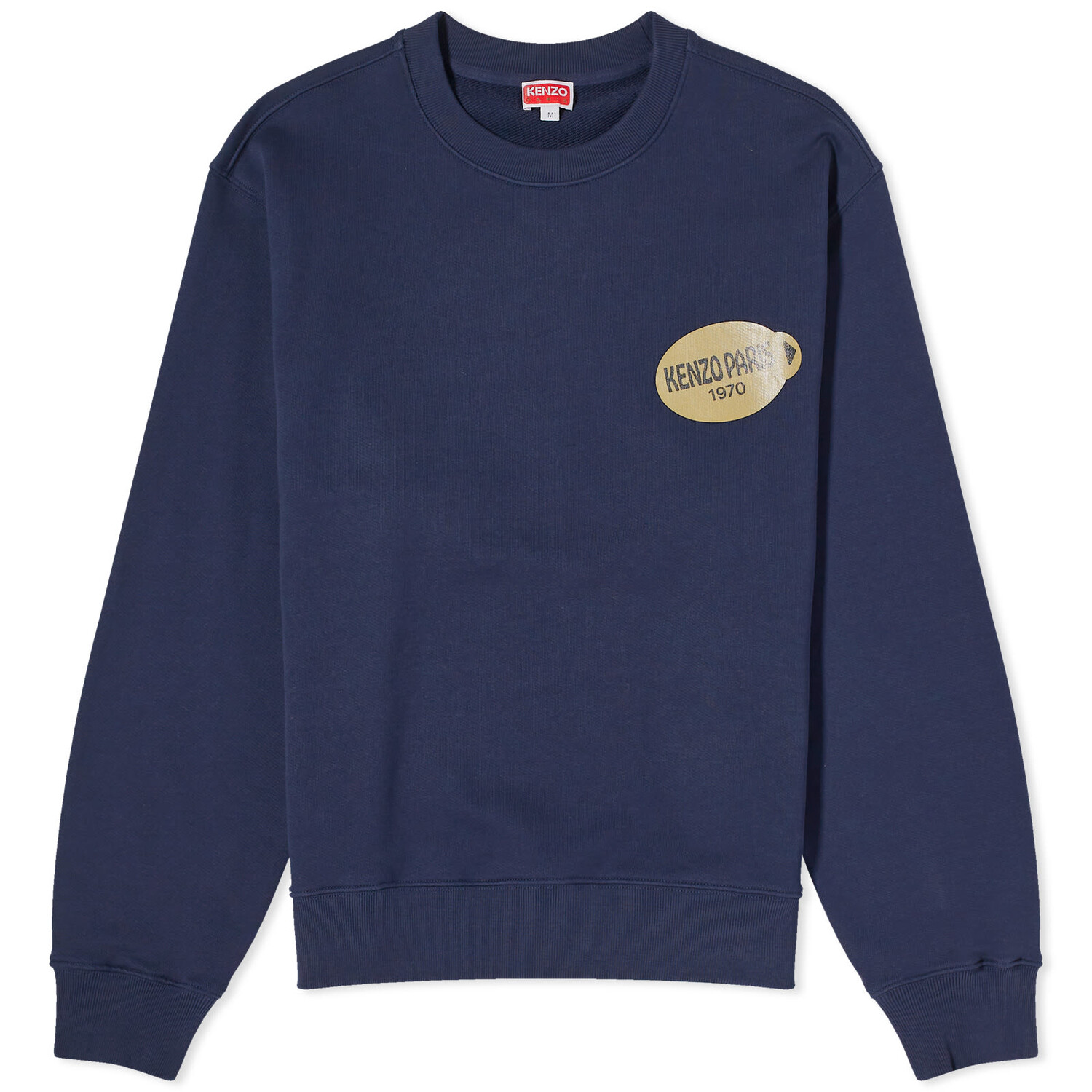 

Толстовка Kenzo Fruit Stickers Crew Sweat, цвет Midnight Blue