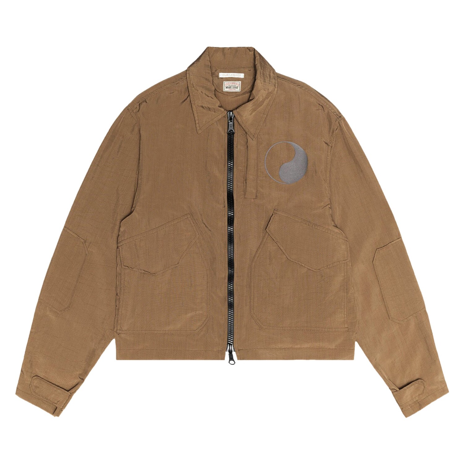 

Параспасательная куртка Stussy x Our Legacy Work Shop Muddy Mustard Tech Canvas