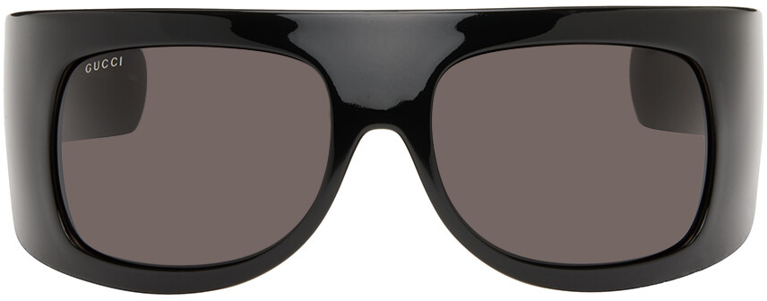 

Солнцезащитные очки Black Shield Gucci, Black/Black/Grey