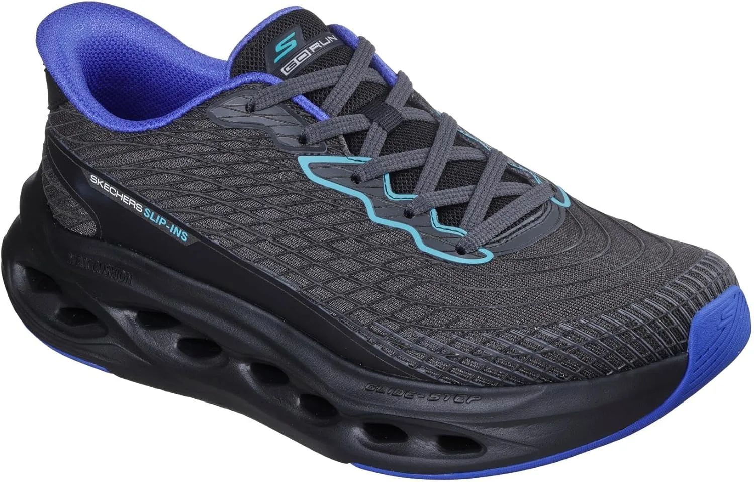Мужские кроссовки Skechers Max Cushioning Glide-Step Sapphire, синий