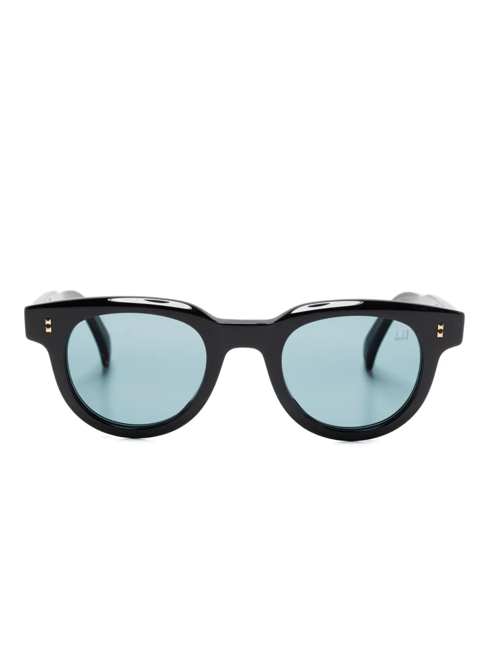 

Солнцезащитные очки в круглой оправе Dunhill, черный