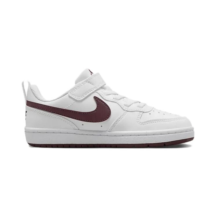Кроссовки Nike Court Borough Kids Skateboarding Shoes PS Low-top White, белый — фото 2