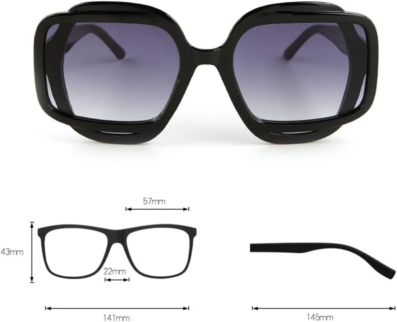 

Willochra — большие модные квадратные солнцезащитные очки для мужчин в стиле панк с градиентным переходом цвета, женские солнцезащитные очки для пляжа и отдыха, C2