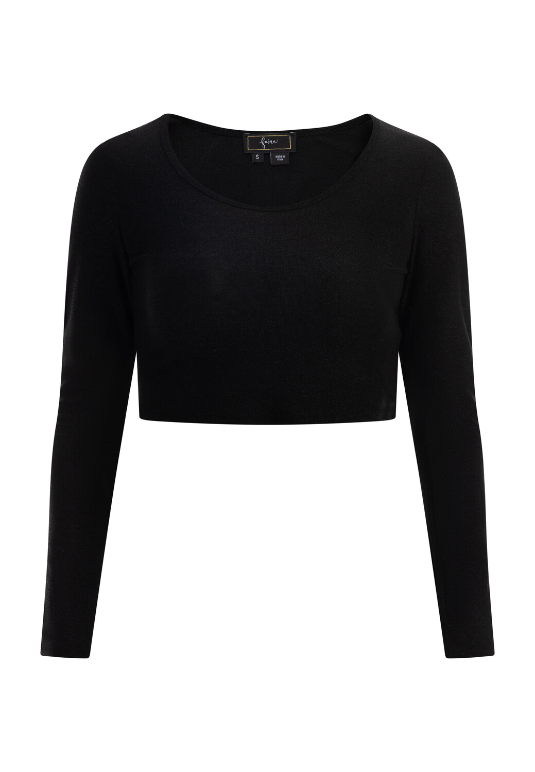 

Блуза faina Cropped Jersey Top, черный