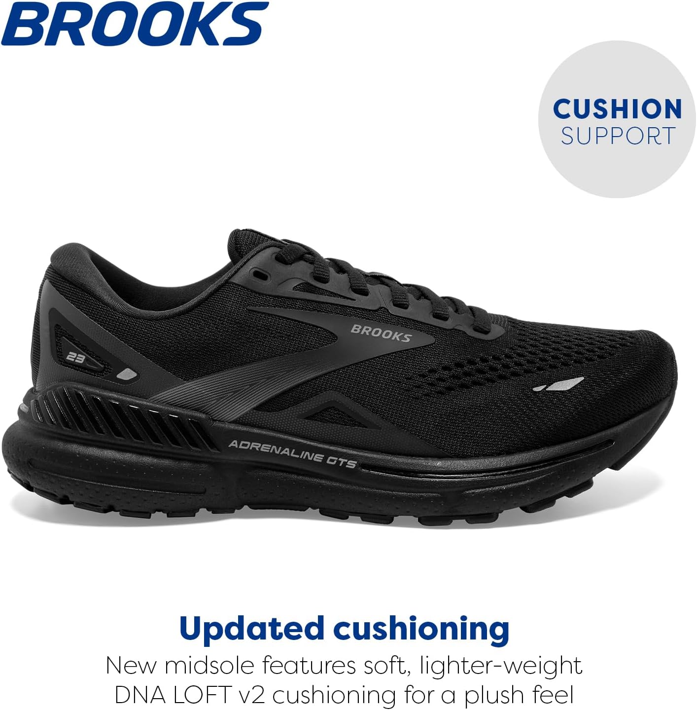 Мужские кроссовки Brooks Adrenaline GTS 23, черный — фото 3