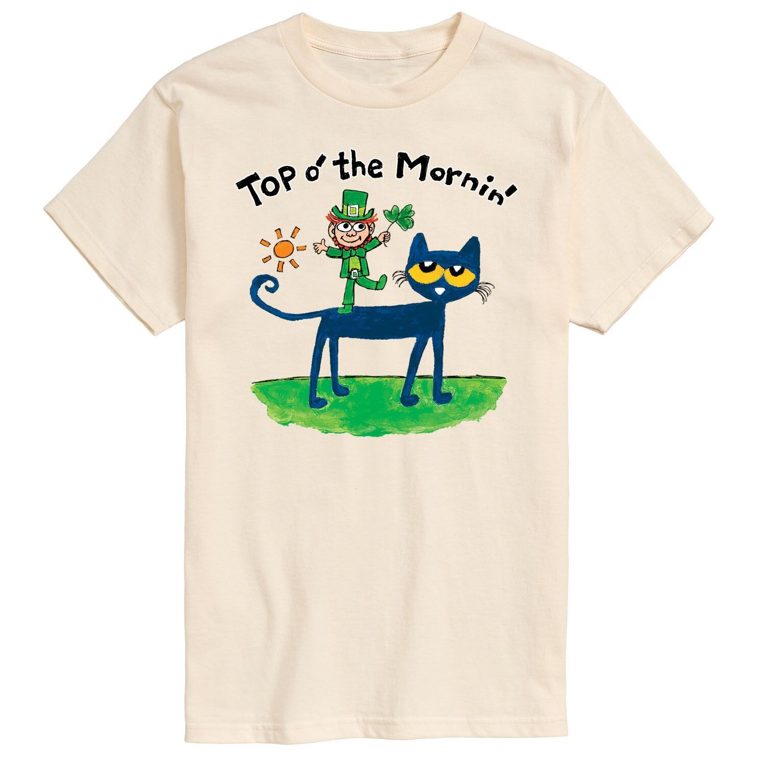 

Мужская футболка Pete The Cat Mornin' Leprechaun Licensed Character