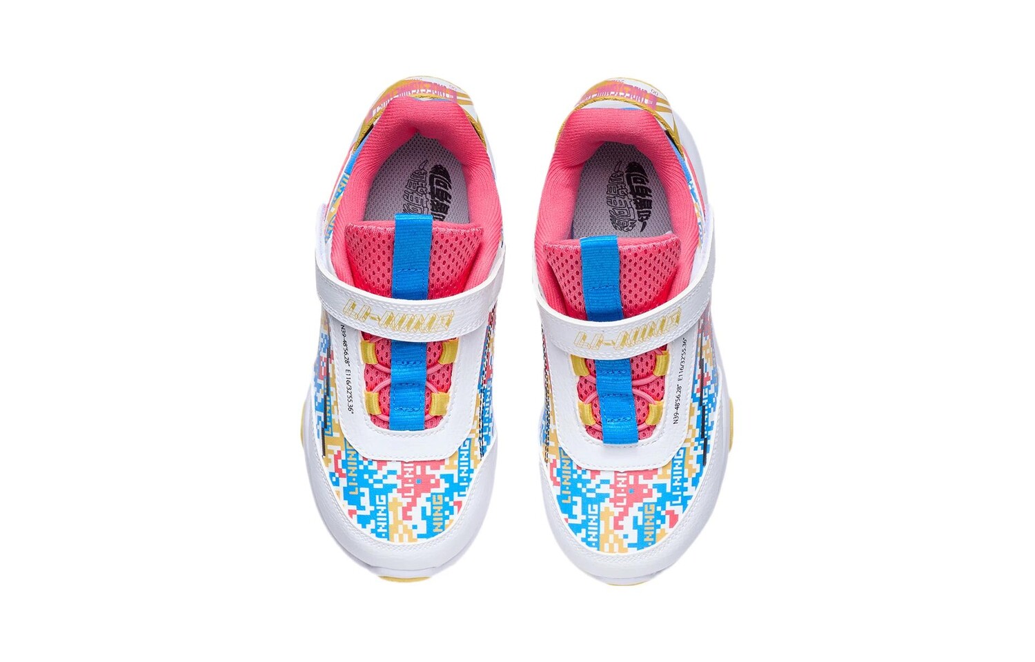 Кроссовки LINING YOUNG Kids Lifestyle Shoes PS Low-top Standard White/burnt Red — фото 4