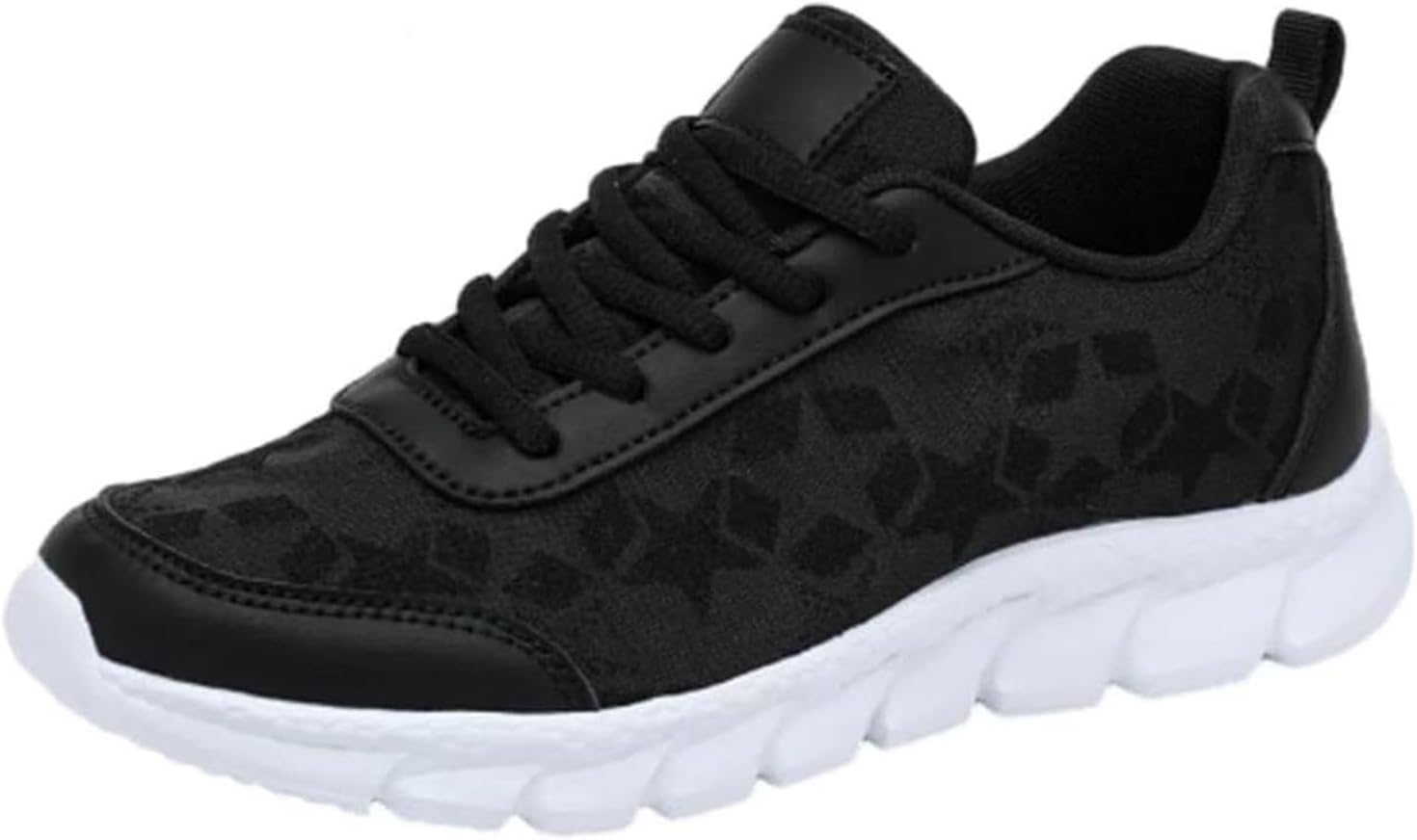 

Женские ортопедические кроссовки Kubbon с поддержкой свода стопы, вязаные для ходьбы, противоскользящие, удобные модные теннисные туфли с широкой колодкой, комфортные беговые кроссовки, черный