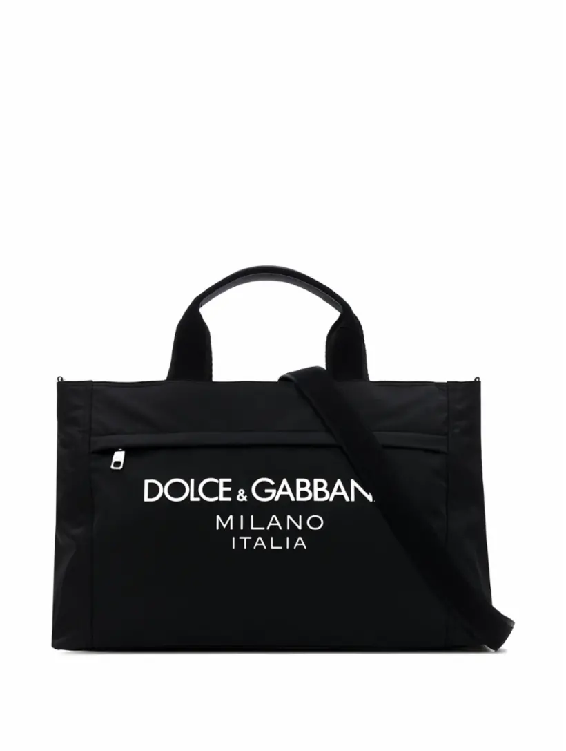 

Дорожная сумка с логотипом Dolce&Gabbana, черный