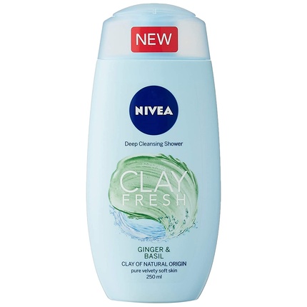 

Гель для душа Clay Fresh с имбирем и базиликом 250 мл (8,4 жидких унций) Nivea