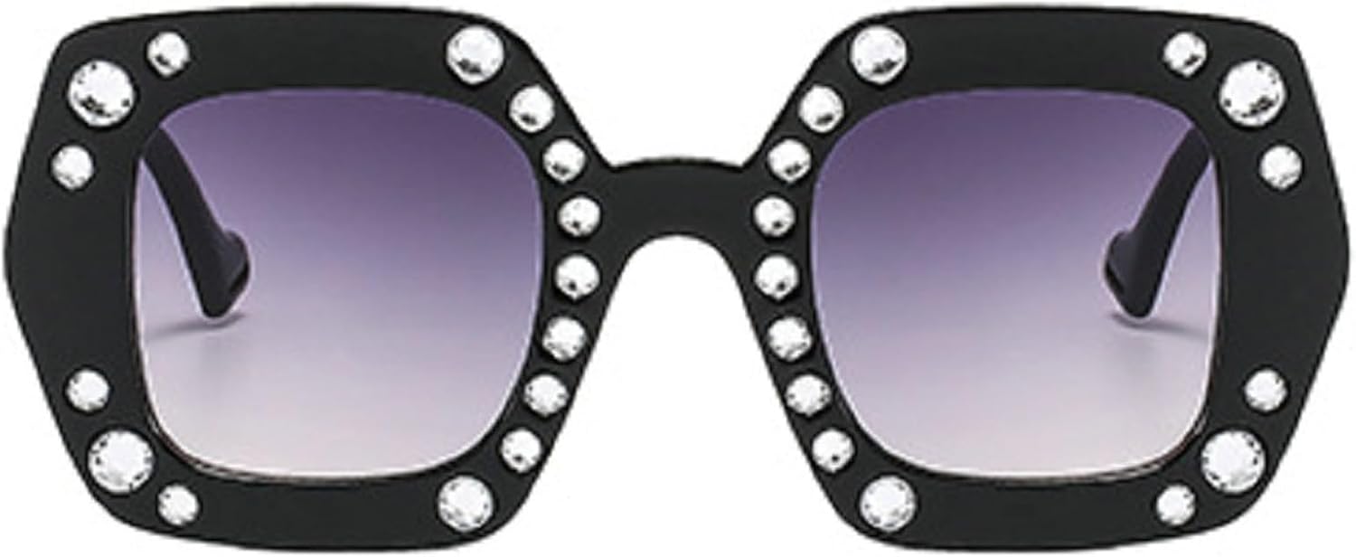 

Блестящие солнцезащитные очки с бриллиантами для женщин, квадратные солнцезащитные очки со стразами, винтажные хрустальные солнцезащитные очки для вечеринки, сексуальные женские очки mincl, Black
