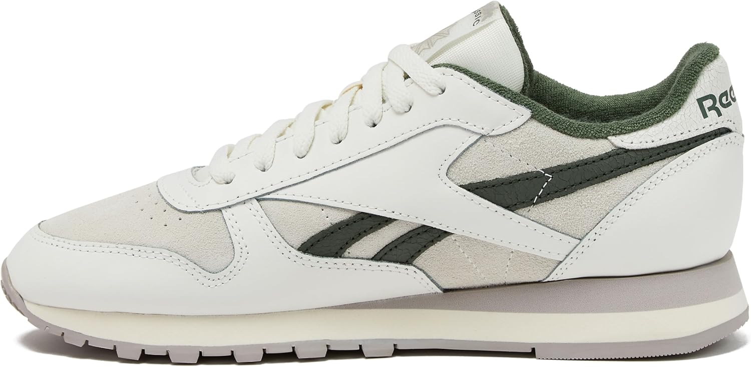 Кроссовки Reebok Classic Leather для мужчин, зеленый — фото 3