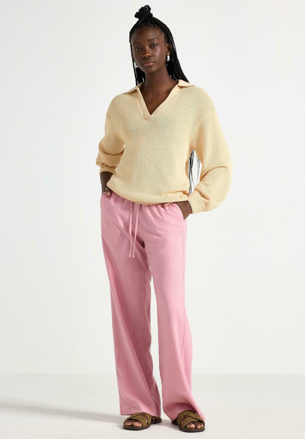 

Брюки BELLA Lindex, цвет Light Dusty Pink