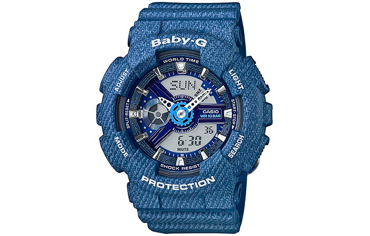 

CASIO Часы Women's BABY-G Blue Watch BA-110DC-2A2