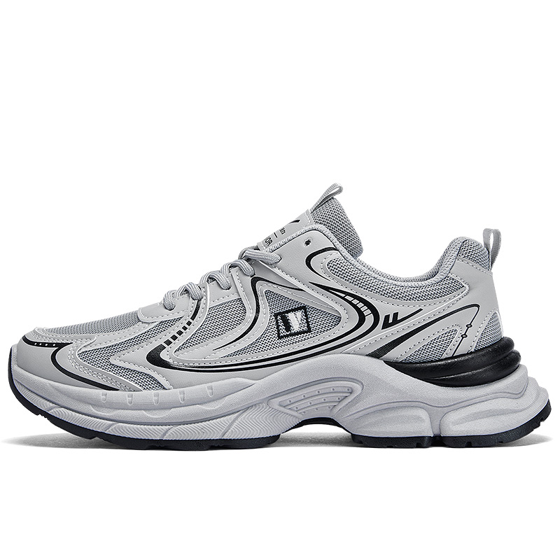 

Массивные кроссовки мужские низкие серые WARRIOR