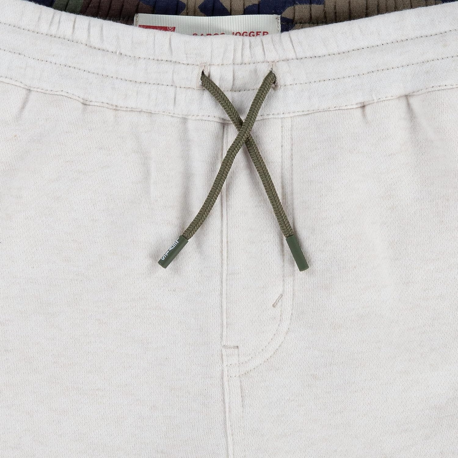 Мягкие трикотажные брюки-джоггеры Levi's для мальчиков, Oatmeal Heather — фото 3