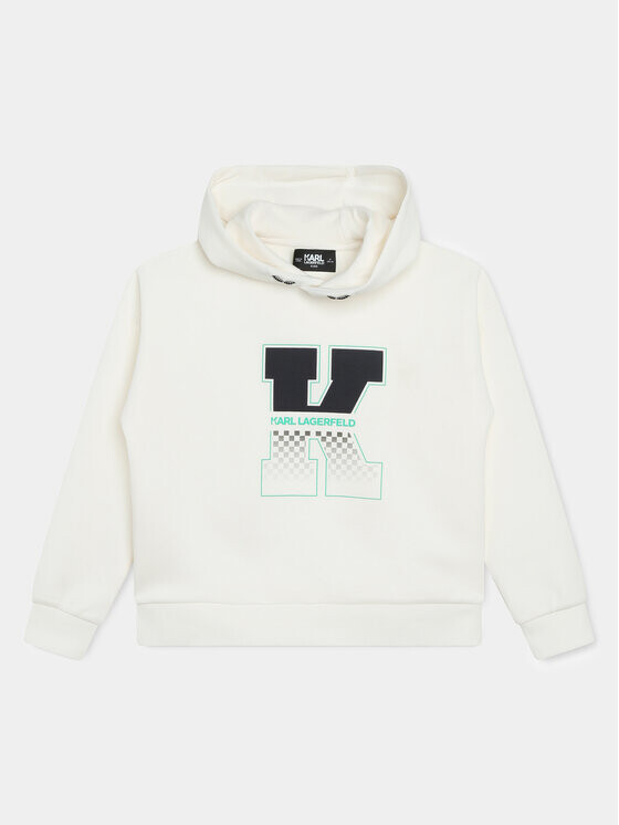 

Толстовка стандартного кроя Karl Lagerfeld Kids, белый