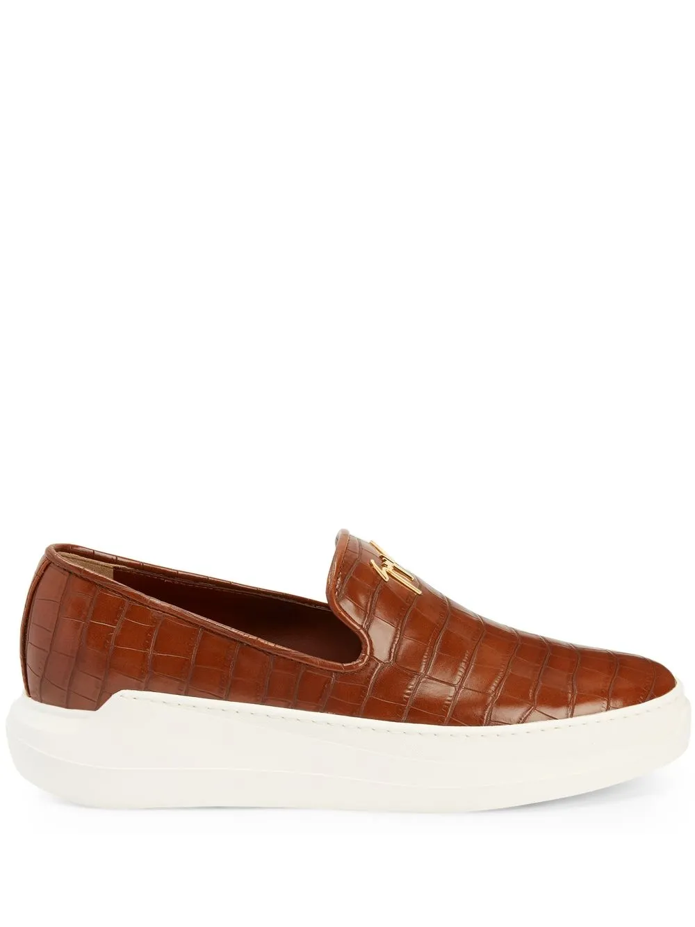 

Кеды Conley Zip с логотипом Giuseppe Zanotti, коричневый
