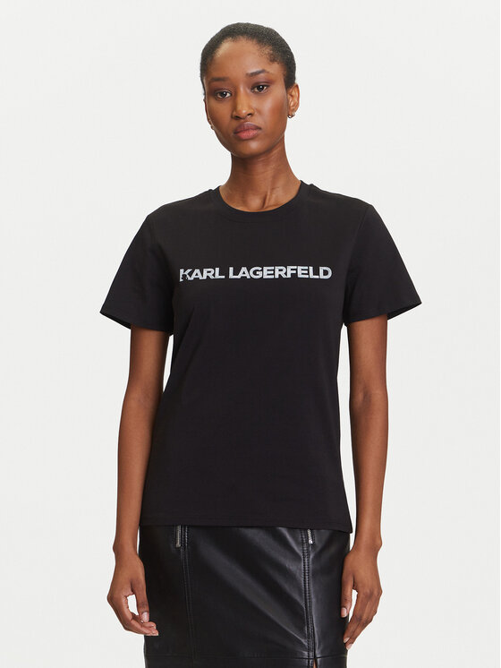 

Футболка regular fit A3W17102 Karl Lagerfeld, чёрный