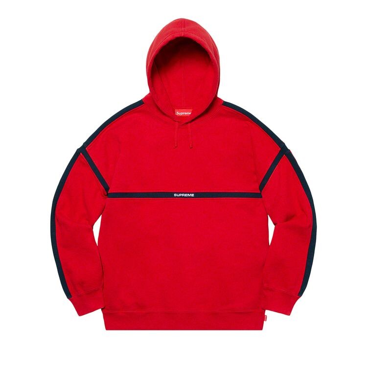 

Толстовка Supreme Warm Up Hooded Sweatshirt Red, красный