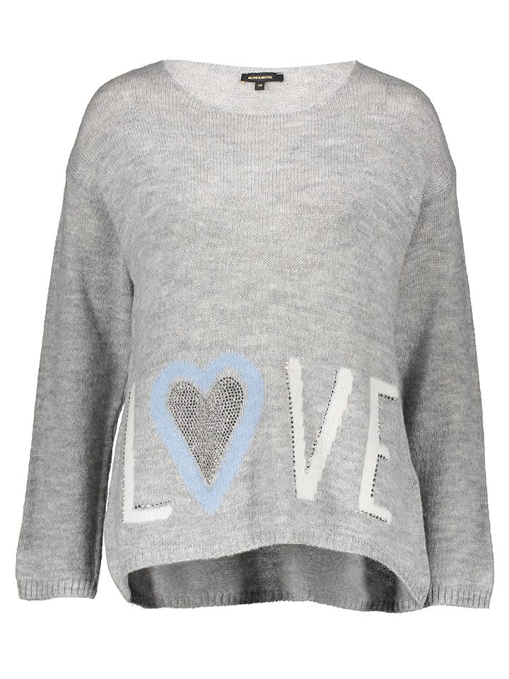 

Светло-серый свитер More & More