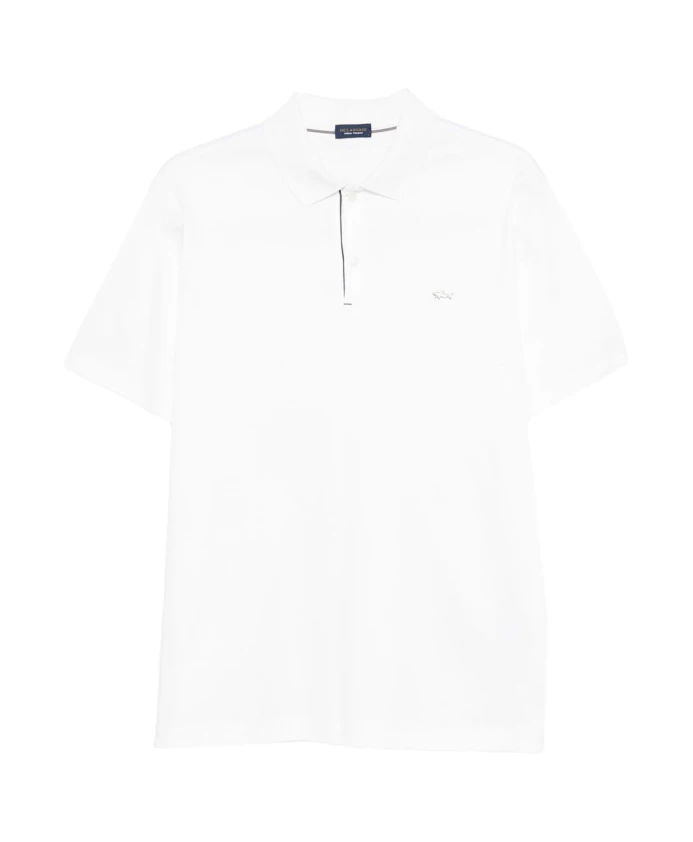 

Мужская хлопковая рубашка-поло Paul & Shark, белый