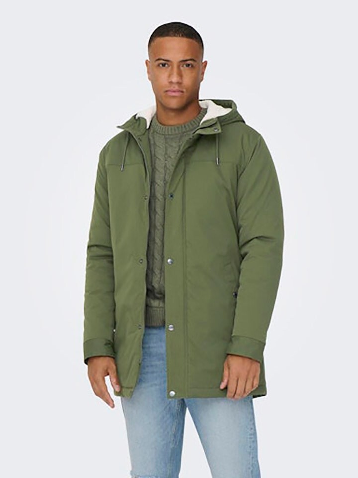 

Парка ONLY & SONS Parka, зеленый