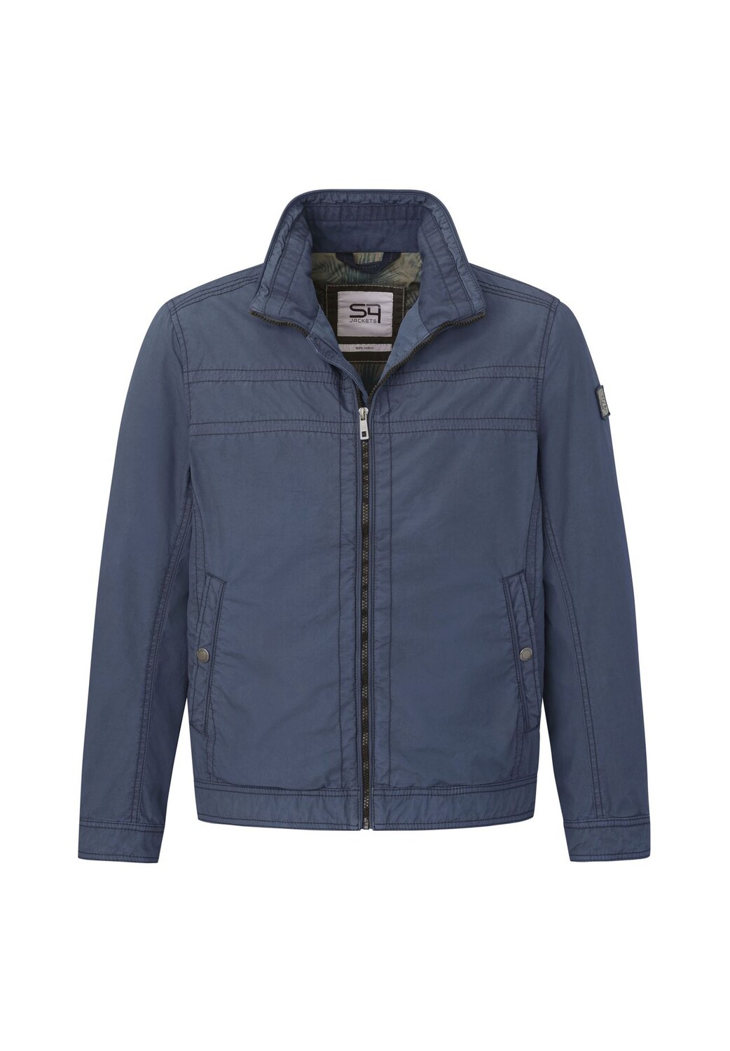 

Легкая куртка современного кроя из чистого хлопка MIAMI UP S4 JACKETS, темно-синий