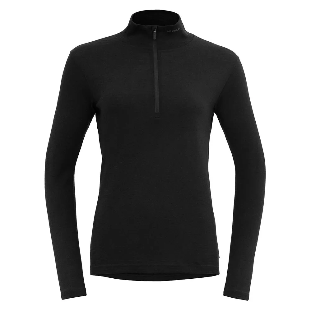 

Лонгслив DEVOLD OF NORWAY Jakta Merino 200 half zip, черный