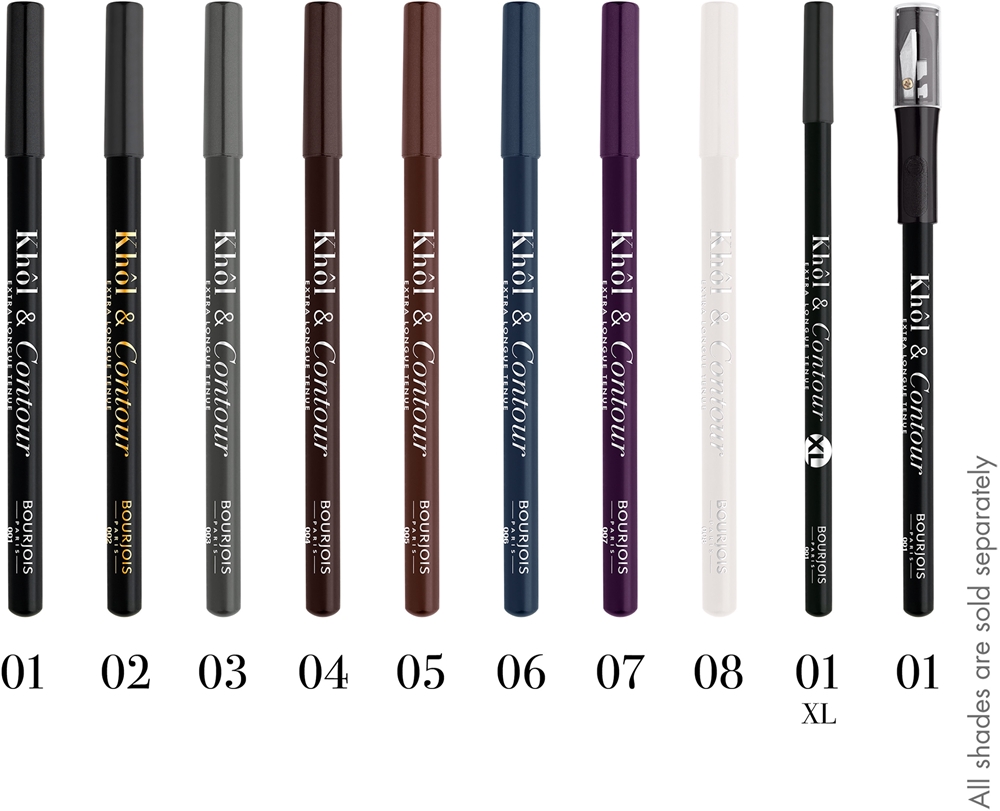 Стойкий карандаш-подводка для глаз Khôl & Contour Extra Longue Tenue Bourjois, atspalvis 005 choco-lacté 1,2 гр — фото 2