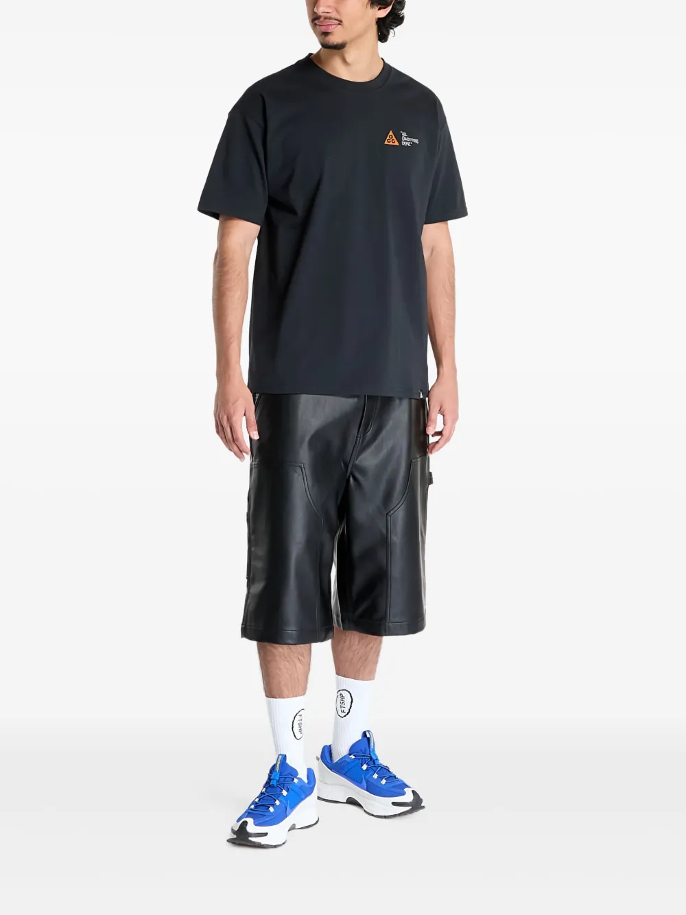 Футболка Dri-fit с графичным принтом Nike, черный — фото 2