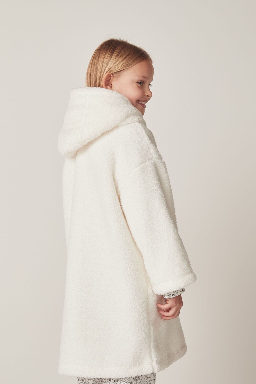 Фирменная обнимашка толстовка с капюшоном The White Company, белый — фото 2