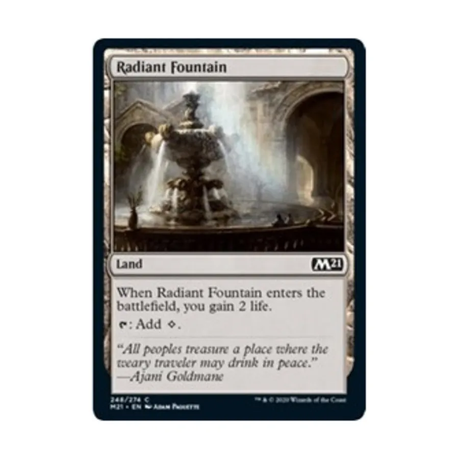 

CCG Сияющий фонтан (С), MTG - Core Set 2021