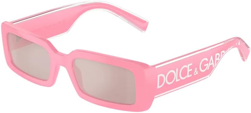 

Солнцезащитные очки Dolce & Gabbana DG6187 3262/5 53 мм, розовые/светло-розовые, с зеркальным серебристым покрытием, прямоугольной формы, для женщин + КОМПЛЕКТ с аксессуарами для очков Dolce&Gabbana