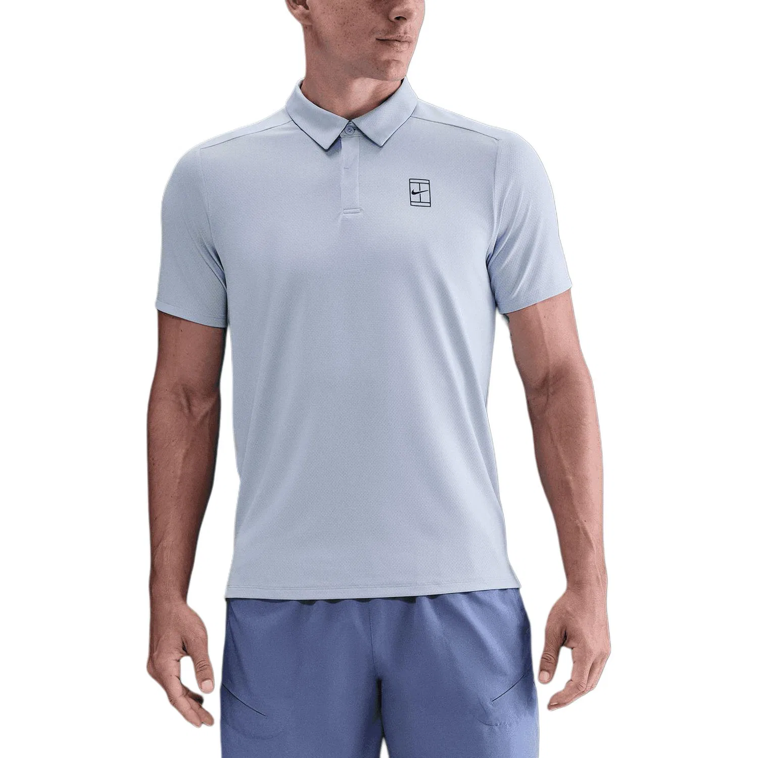 Поло Nike Court Advantage серое