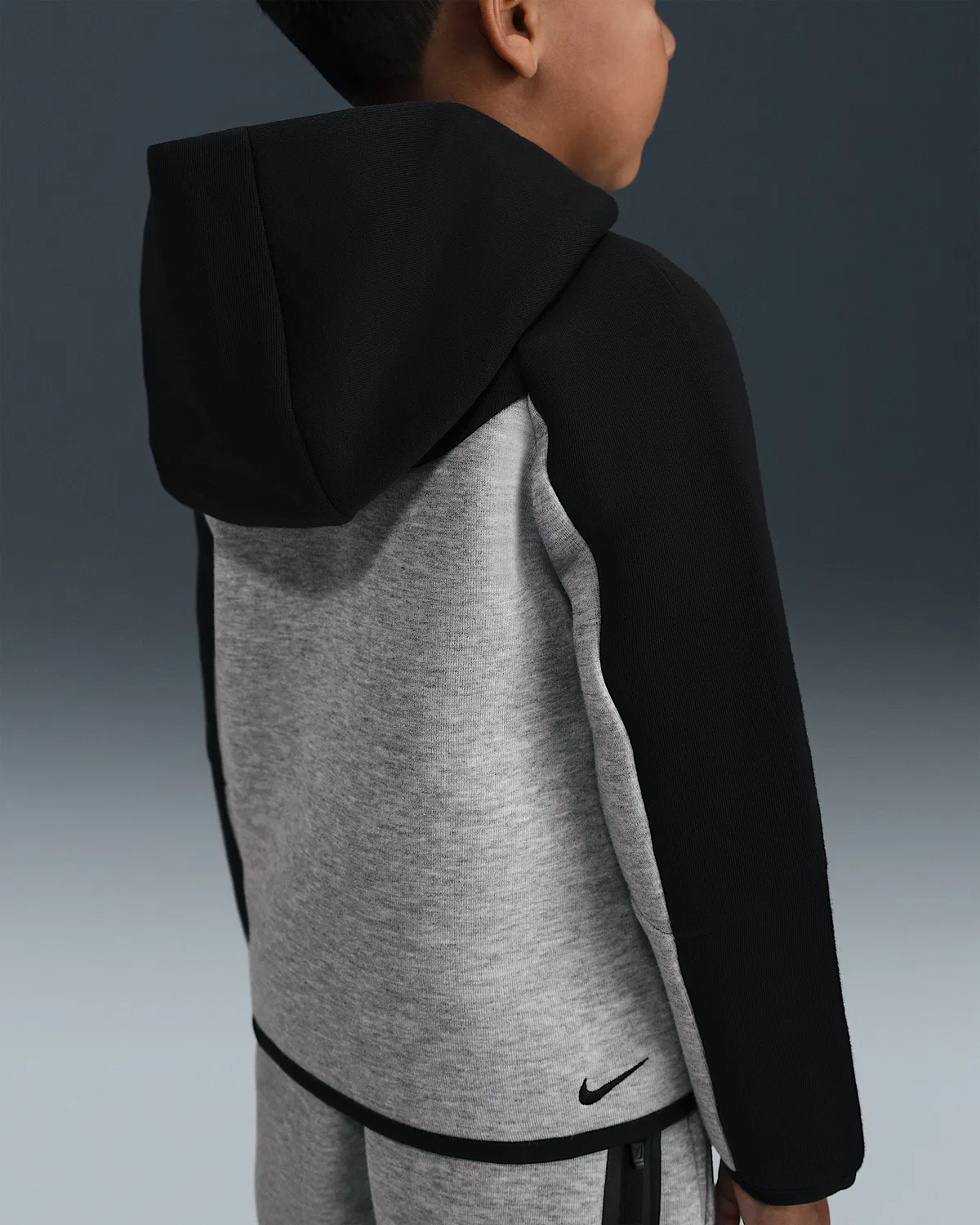 Детский спортивный костюм Nike Sportswear Toddler Tech Fleece, Black — фото 3