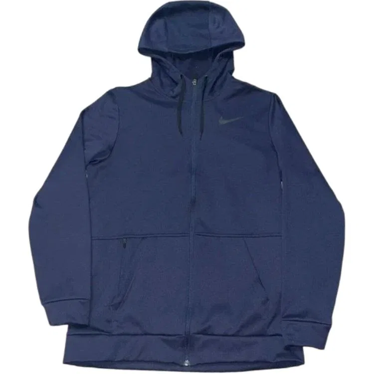 Свитшот с капюшоном синий Nike