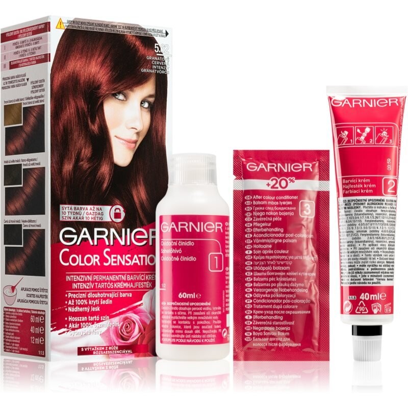 

Краска для волос Garnier Color Sensation оттенок 5.62 Intense Precious Garnet