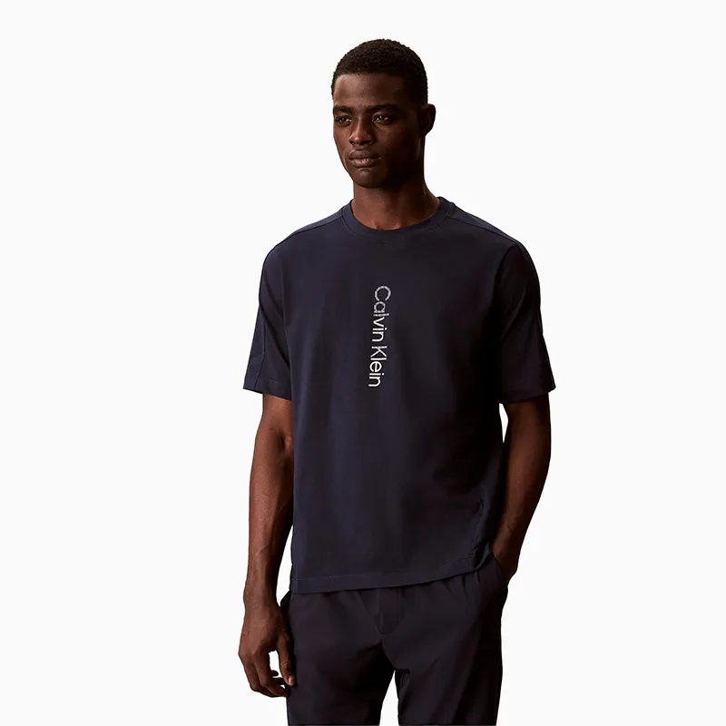 Футболка с логотипом performance Calvin Klein, 0PP-Dark Blue