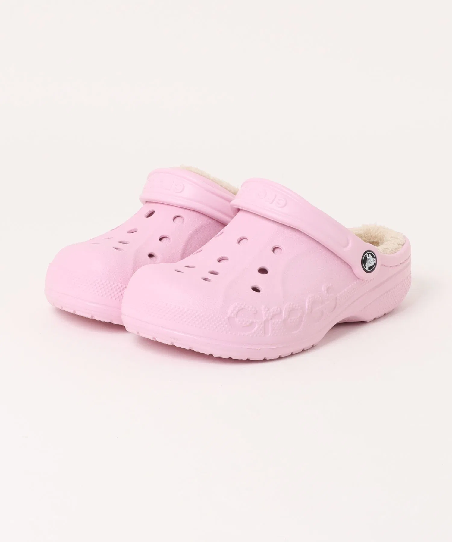 Унисекс сабо Crocs Baya Lined Clog розовые