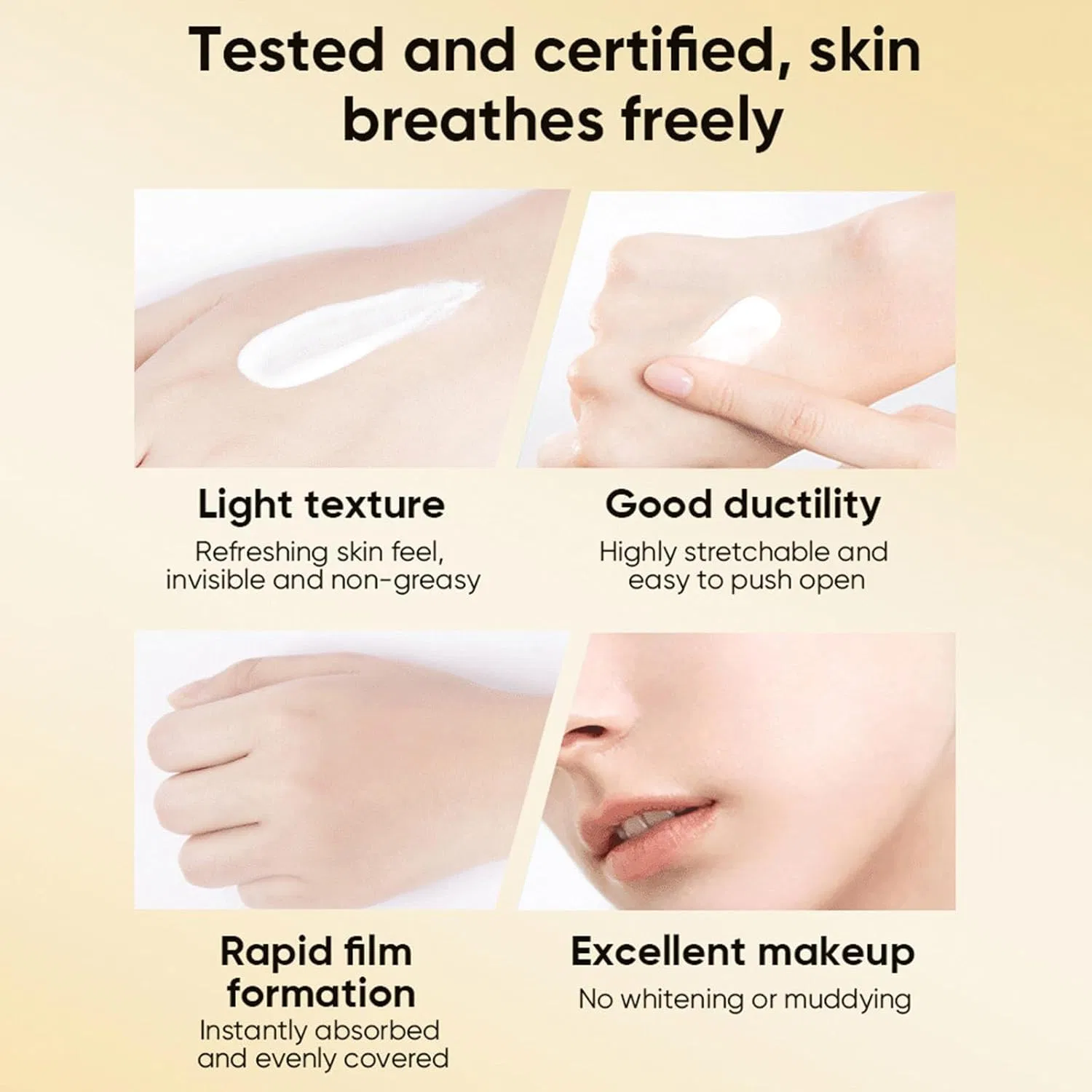 Защитный гель для лица с SPF, водостойкий, большой объем Generic — фото 3