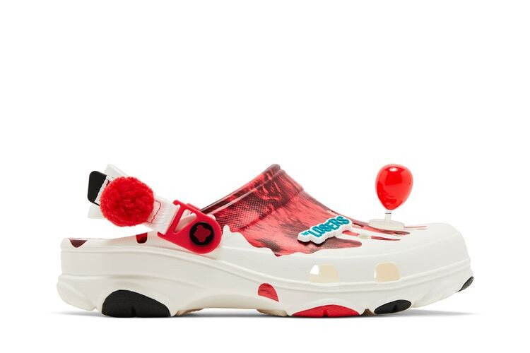 

Кроссовки Crocs IT x All-Terrain Clog Horror Pack - Pennywise, красный