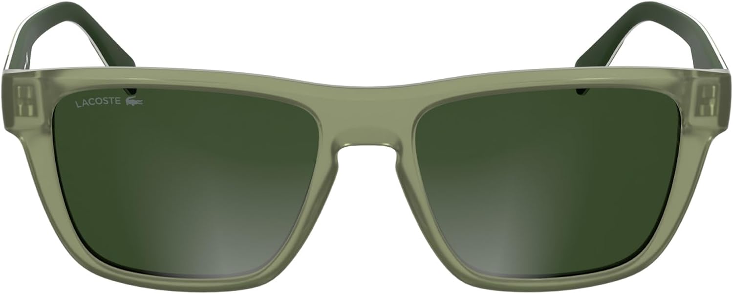

Lacoste мужские L6058s прямоугольные солнцезащитные очки, Matte Khaki