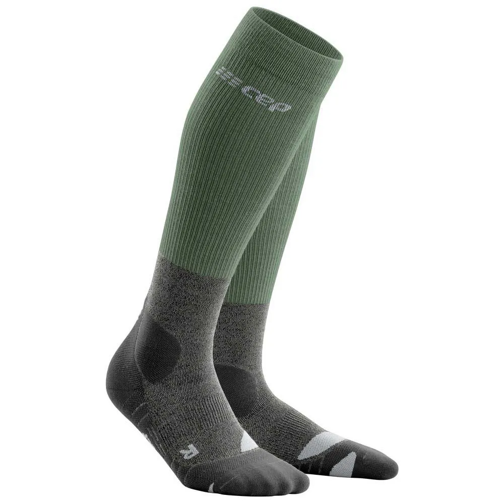 

Носки Cep Hiking Merino long, зеленый