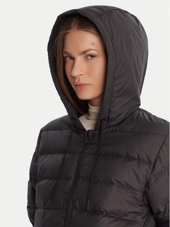 Пуховик regular fit Essentials Climawarm 3-Stripes JM4086 Adidas, черный — фото 4