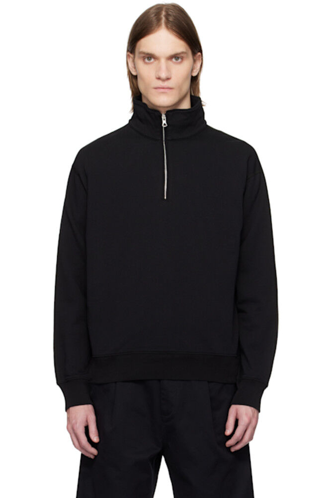 

Черная легкая махровая толстовка для прыжков на молнии Quarter Zip Reigning Champ