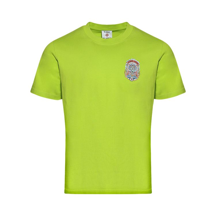 

Футболка Casablanca Casa Way Skate T-Shirt 'Green', белый