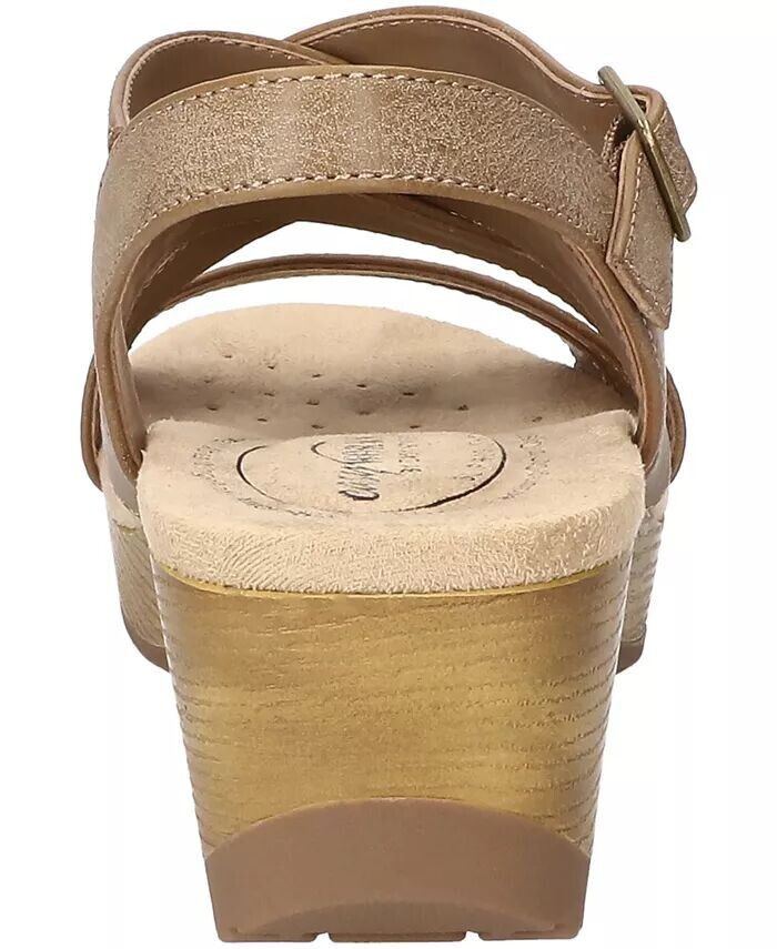 Женские сандалии Rosella Slip-Resistant Easy Street, коричневый/бежевый — фото 3