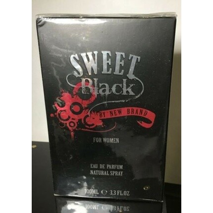Новый бренд Sweet Black для женщин, парфюмированная вода в спрее, 3,3 унции, редкая, запечатанная, New Brand Parfums — фото 3