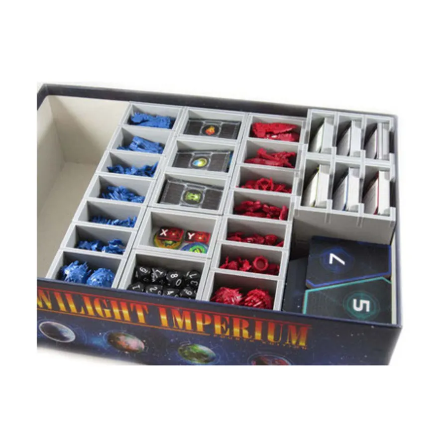 

Вставка для Twilight Imperium - Prophecy of Kings, Inserts and Organizers N-Z (Folded Space)